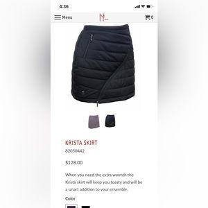 New with tags Neve down skirt